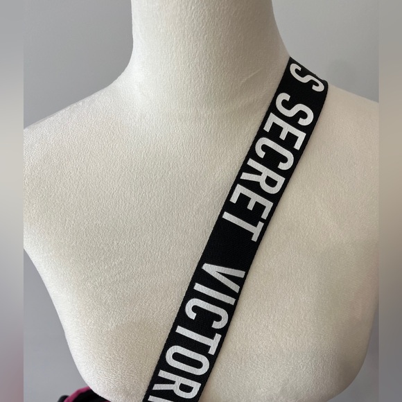 Victoria’s Secret pink striped crossbody - Picture 7 of 13